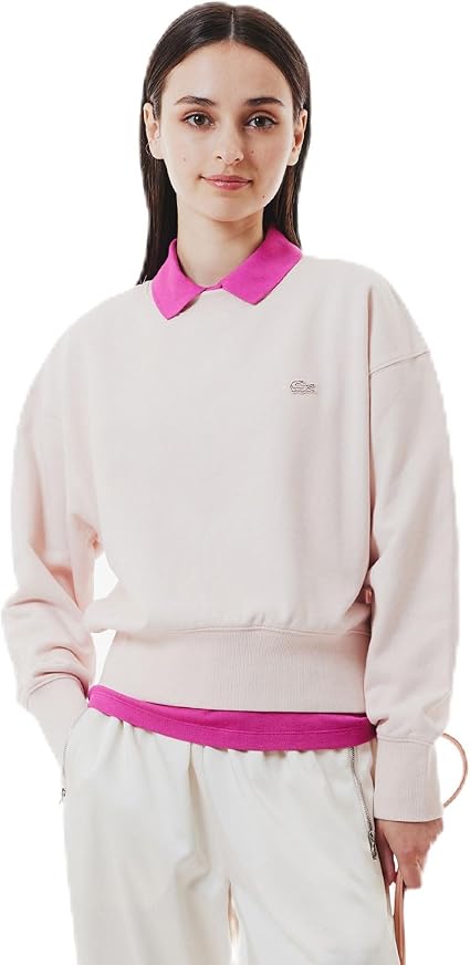 Amazon.co.jp: [Lacoste] [公式] クロップドクルーネック